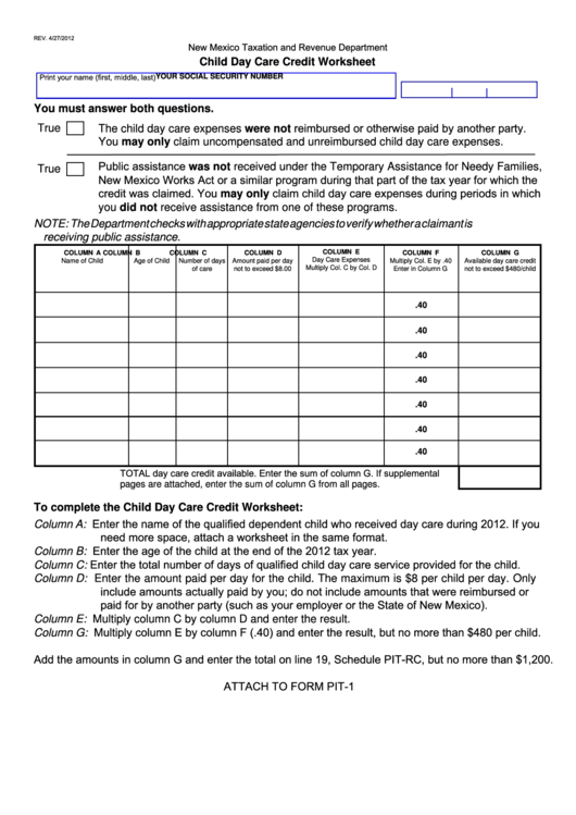 child-day-care-credit-worksheet-form-new-mexico-taxation-and-revenue-department-printable-pdf