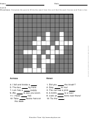 Level 2 Cross Word Puzzle Template