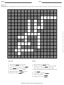 Level 3 Cross Word Puzzle Template
