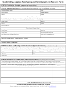 Student Organization Purchasing And Reimbursement Request Form