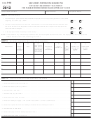 Form 312 - Effluent Equipment Tax Credit - New Jersey Corporation Business Tax - 2012