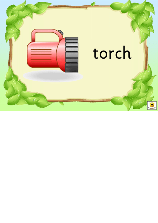 Camping Word Cards printable pdf download