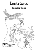 Louisiana Coloring Book Printable pdf
