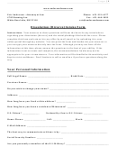 Dissolution (divorce) Intake Form
