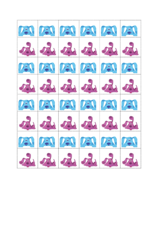 Blues Clues Stickers Printable pdf