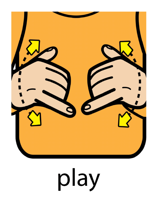 Play Sign Language Chart Printable pdf