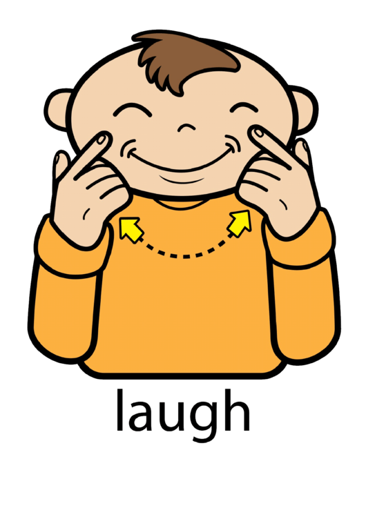 Laugh Sign Language Chart Printable pdf