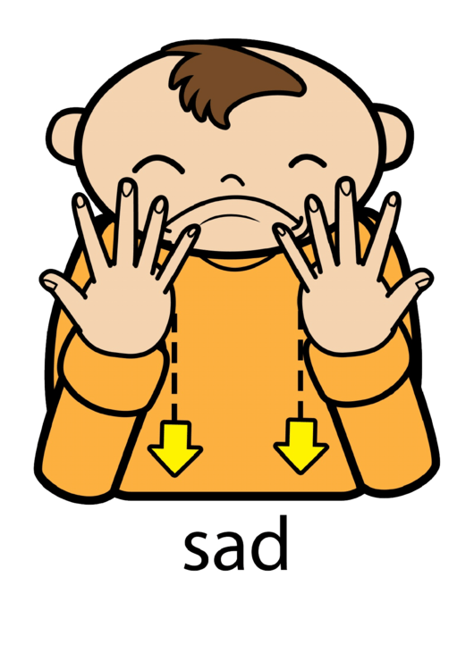 Sad Sign Language Chart Printable pdf