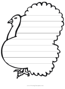 Thanksgiving Writing Paper Template