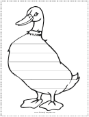 Duck Writing Template First Grade
