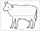 Cow Writing Template First Grade