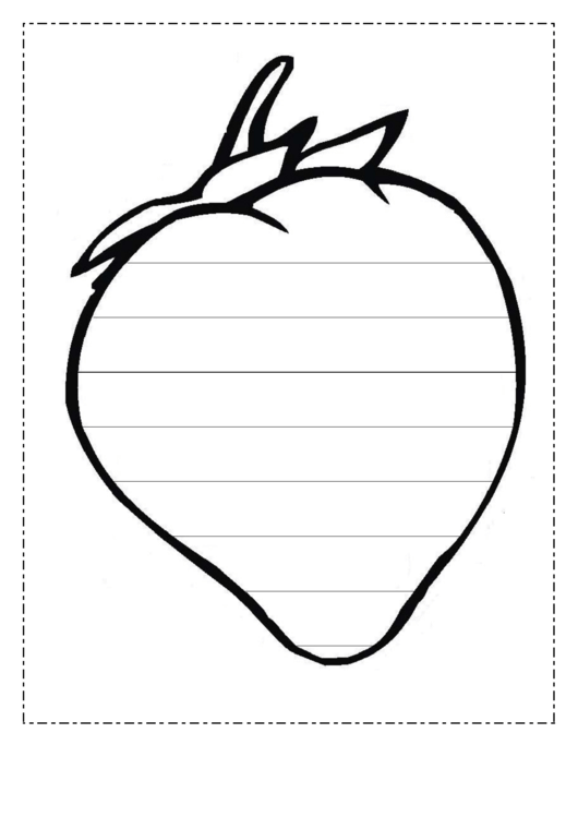 Pear Writing Template First Grade Printable pdf