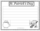 St Patrick's Day Writing Paper Template