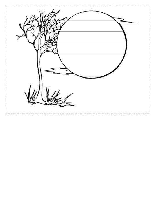 Moon Writing Template First Grade Printable pdf