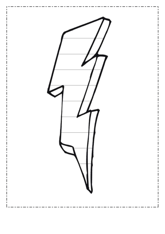 Lightning Writing Template First Grade Printable pdf