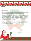 Parents-to-be Santa Letter Template