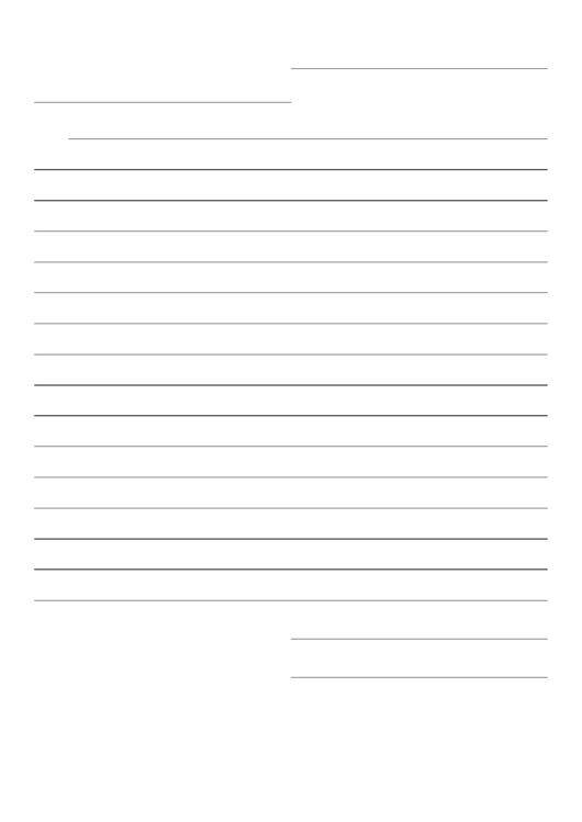 Letter Template Printable pdf