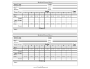 Kickball Score Sheet