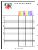 Food Group Journal Template