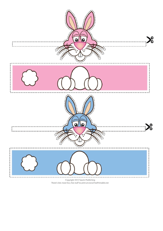 Easter Bunny Egg Wrapper Templates Printable pdf