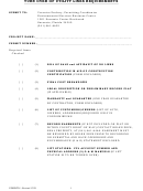 Turn Over Of Utility Lines Requirements Bill Of Sale Printable pdf