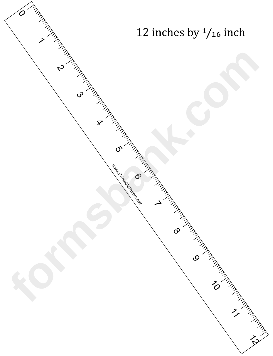 Ruler 12-Inch By 16