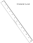 Ruler 12-inch By 16