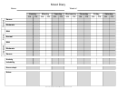 Medical Mood Diary Template