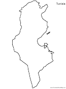 Tunisia Map Template