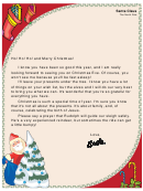 Great To Be Grateful Santa Letter Template