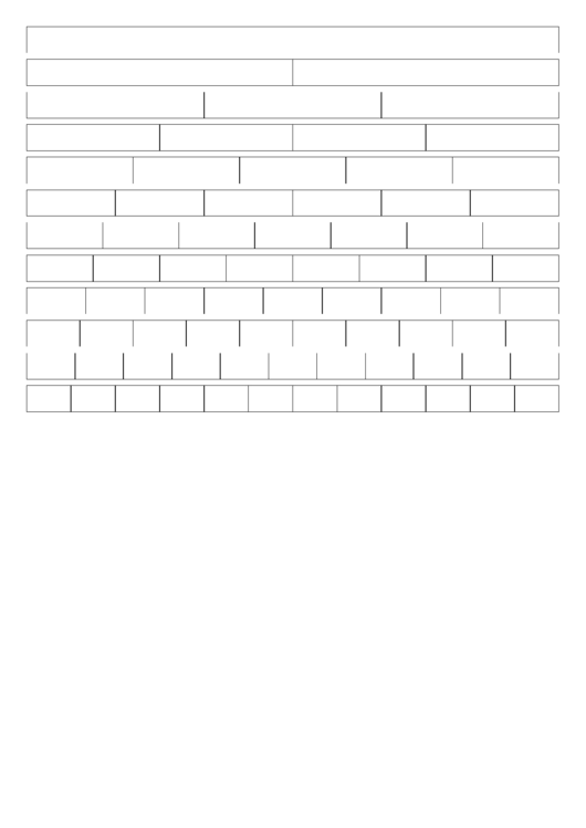 Fraction Grid Template Printable pdf