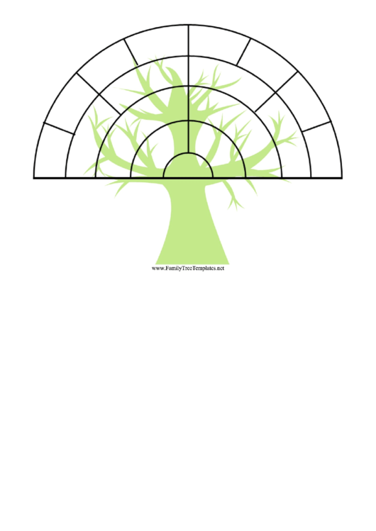 Fan Family Tree With Graphic Printable pdf