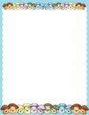 Mushrooms Pare Border