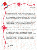 Saw You In The Mall Santa Letter Template