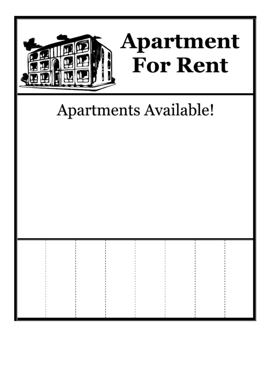 Rent Flyer With Details