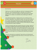 Santa Letter Template (parents In Military)