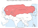 Genghis Khan Map