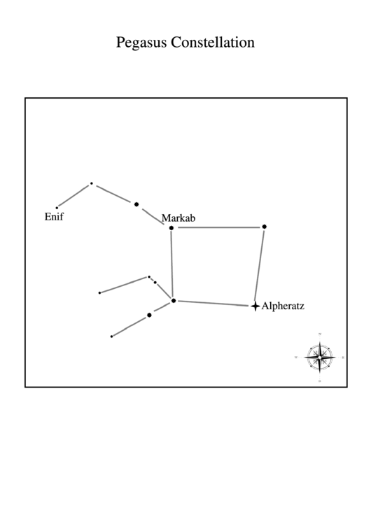 Pegasus Constellation Printable pdf