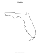 Florida Map Template