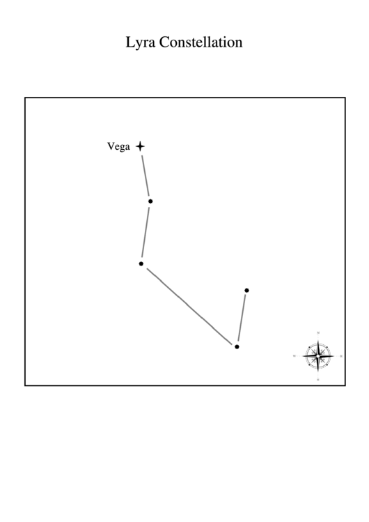 Lyra Constellation Printable pdf