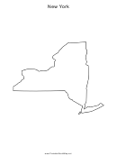 New York Map Template