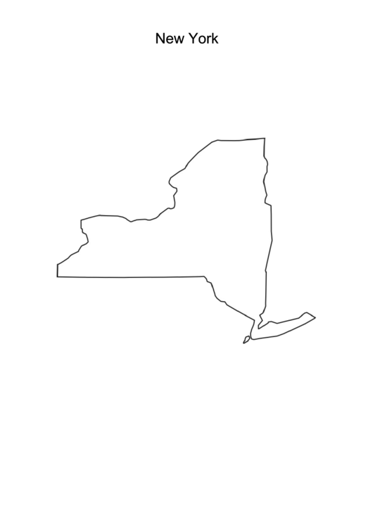 New York Map Template