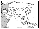 Asia Map Template