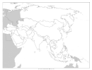 Asia Map Template