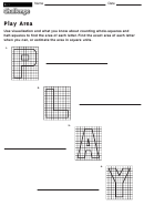Play Area - Worksheet With Answers