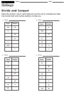 Divide And Conquer - Math Division Worksheet With Answers