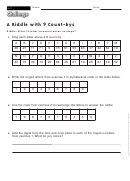 A Riddle With 9 Count-bys - Math Worksheet With Answers