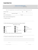 Sample Iep / 504 Referral Form