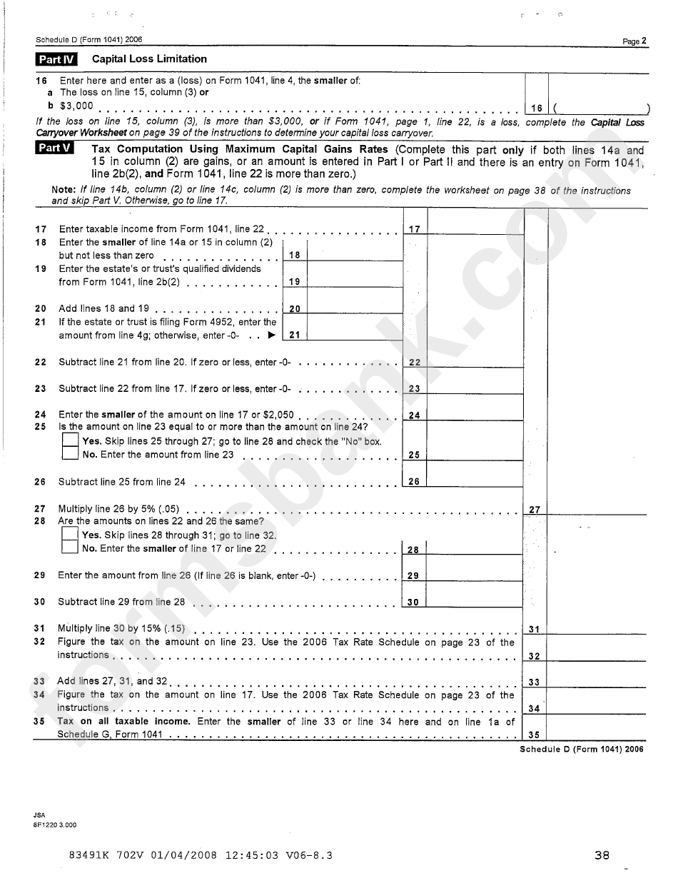 Form 990 - Return Of Organization Exempt From Income Tax - Sample - 2006