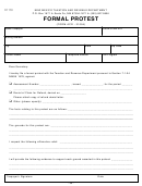 Form Acd-31094 - Formal Protest